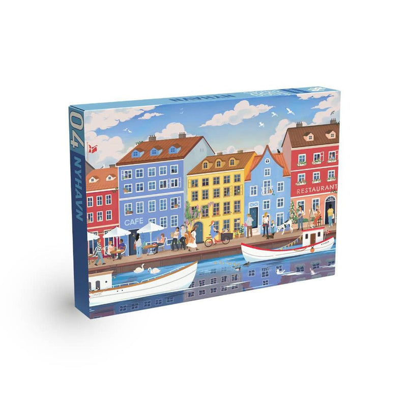 Nyhavn 1000 piece jigsaw puzzle from Penny Puzzle-Puslespill-Penny Puzzle-Kvalitetstid AS