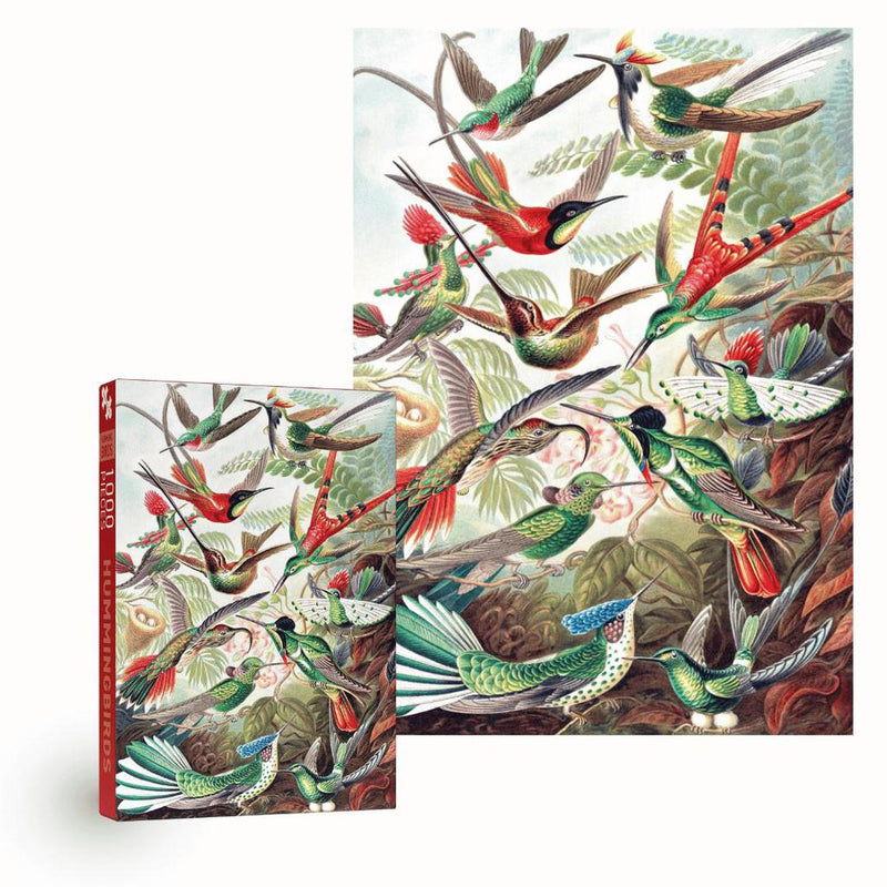 Hummingbirds 1000 piece Vintage jigsaw puzzle-Puslespill-Penny Puzzle-Kvalitetstid AS