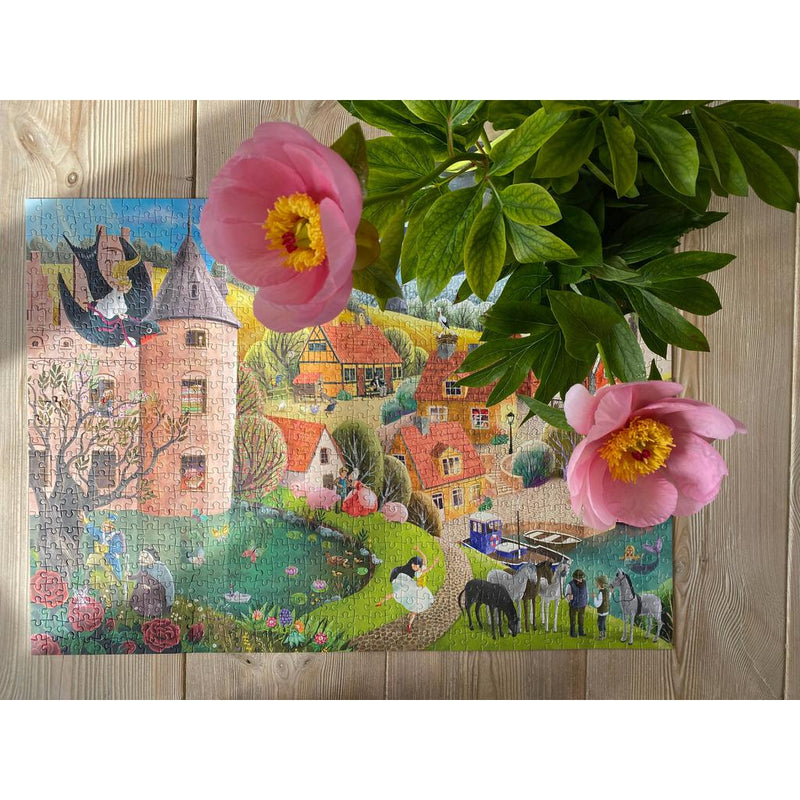 Home of Fairytales 1000 piece jigsaw puzzle-Puslespill-Penny Puzzle-Kvalitetstid AS