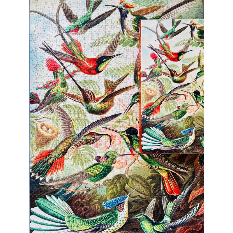 Hummingbirds 1000 piece Vintage jigsaw puzzle-Puslespill-Penny Puzzle-Kvalitetstid AS