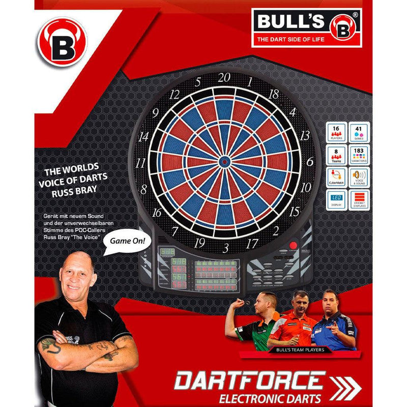 BULL'S Dartforce RB Sound Elektronisk Dartspill-Darttavler-Embassy Sporthandel GmbHs-Kvalitetstid AS