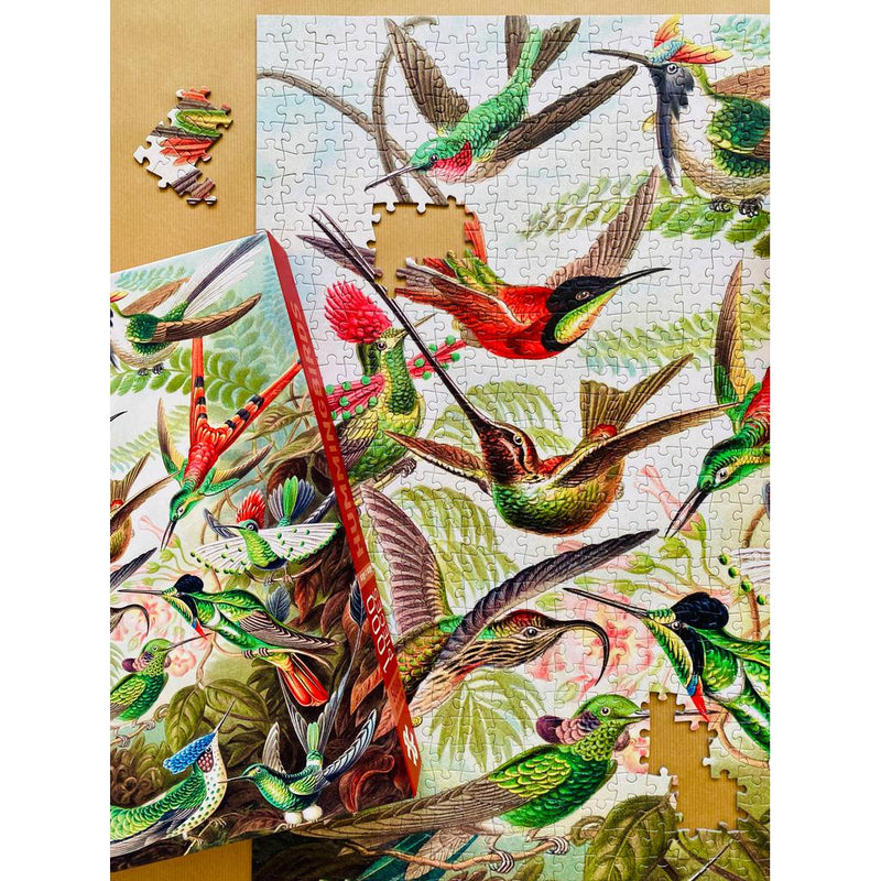 Hummingbirds 1000 piece Vintage jigsaw puzzle-Puslespill-Penny Puzzle-Kvalitetstid AS