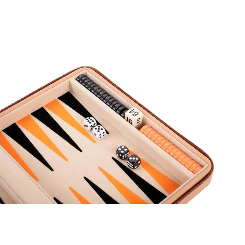 Backgammon | Reisevariant | Beige-Backgammon-Engelhart-Kvalitetstid AS