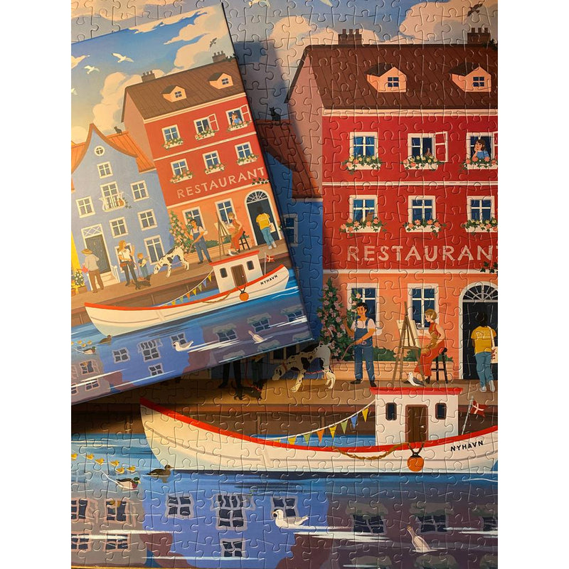 Nyhavn 1000 piece jigsaw puzzle from Penny Puzzle-Puslespill-Penny Puzzle-Kvalitetstid AS