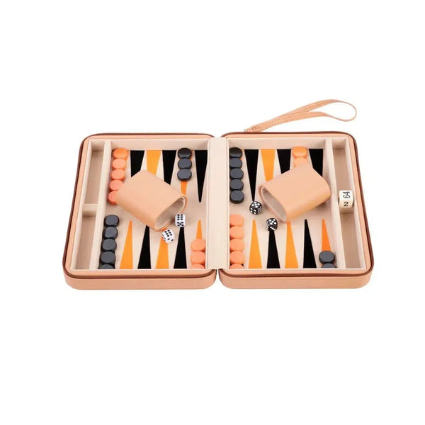 Backgammon | Reisevariant | Beige-Backgammon-Engelhart-Kvalitetstid AS