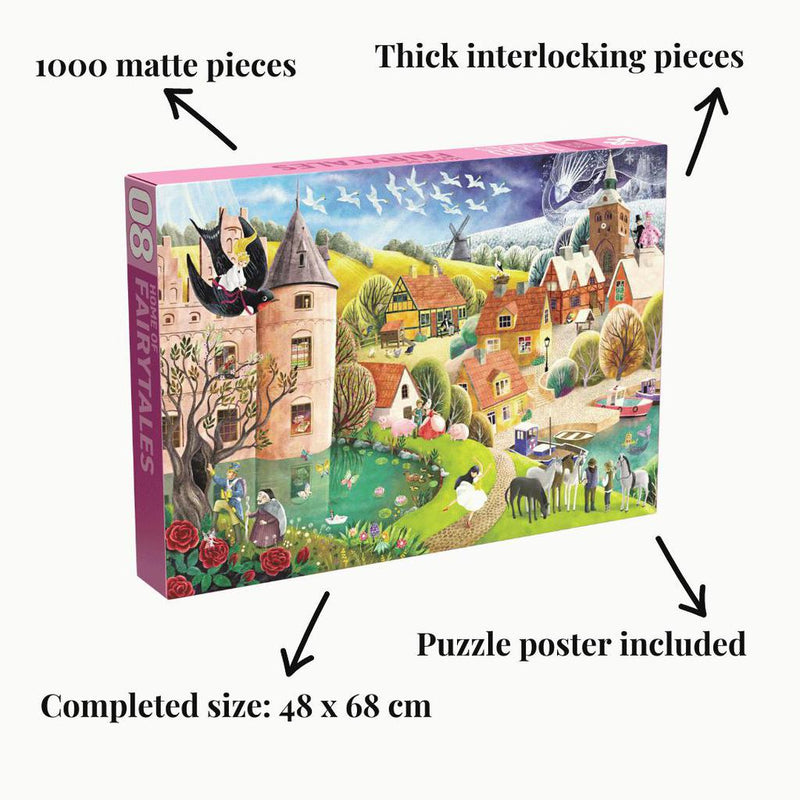 Home of Fairytales 1000 piece jigsaw puzzle-Puslespill-Penny Puzzle-Kvalitetstid AS