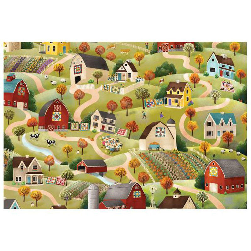 Folks on the Hill 150 pcs cute minipuzzle from Penny Puzzle-Puslespill-Penny Puzzle-Kvalitetstid AS