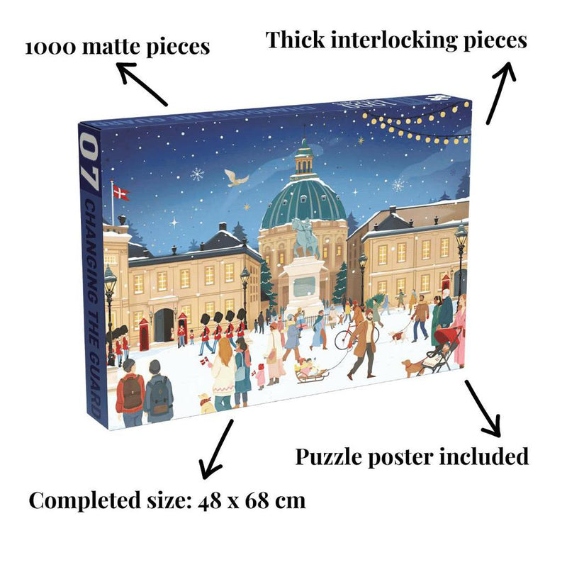 Changing the Guard 1000 piece jigsaw puzzle-Puslespill-Penny Puzzle-Kvalitetstid AS