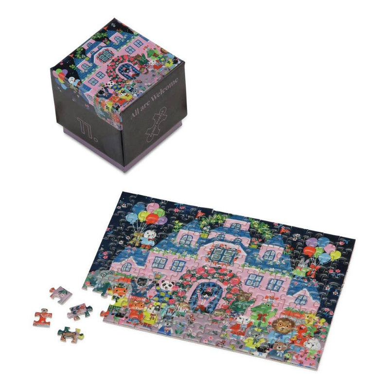 All Are Welcome 150 pcs cute minipuzzle from Penny Puzzle-Puslespill-Penny Puzzle-Kvalitetstid AS