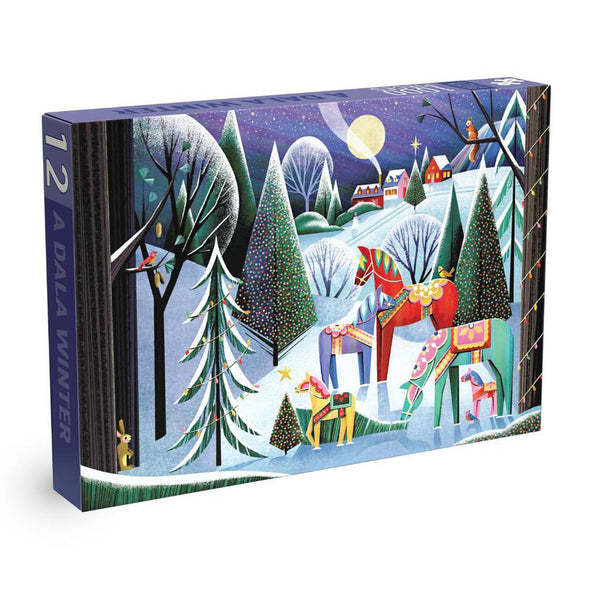 A DALA WINTER 1000 piece jigsaw puzzle-Puslespill-Penny Puzzle-Kvalitetstid AS